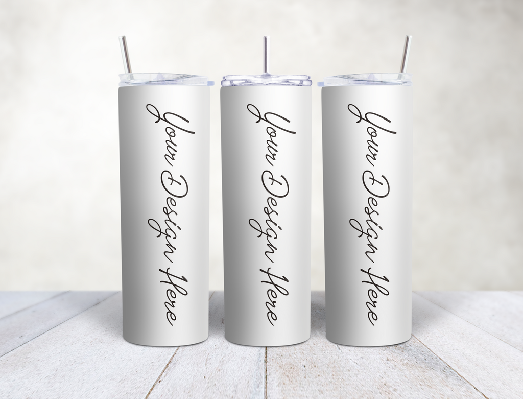 Custom Create Your Own Design 20oz Skinny Tumbler – IMHOFF DESIGNS