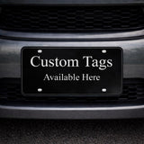 Design Your Own Mirrored Acrylic License Plate