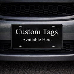 Design Your Own Mirrored Acrylic License Plate
