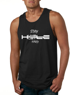 Stay Humble Hustle Hard Men's Tank, Workout Shirt, Motivational Shirt,Men's Tank Top, Men's Shirt