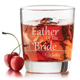 Father of the Bride Whiskey Glass