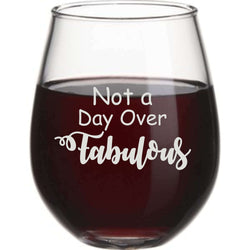 Funny Birthday Wine Glass
