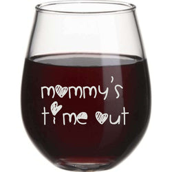 Mommys Time Out Wine Glass, Engraved Mom Wine Glass, Mommys Wine Glass, Mom Wine Glass, Time Out Wine Glass, Mothers