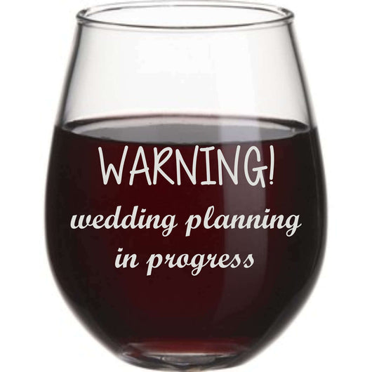 Engagement Wine Glass