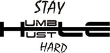 Stay Humble Hustle Hard Shirt ,Flowy Racerback Tank, Wife Shirt, Exercise Shirt.