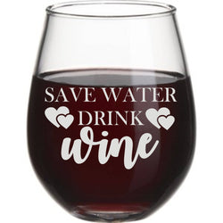 Save water Drink Wine