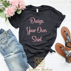 Design your own glitter shirt