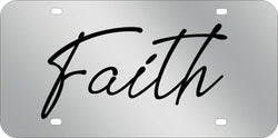 Faith Acrylic License Plate