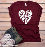 Floral Heart Valentines Shirt