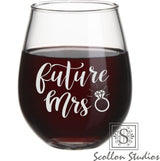 Future Mrs Personalized Wine Glass