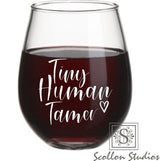 Tiny Human Tame | Wine Glass