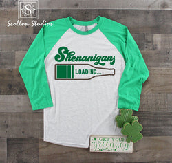 St. Patricks Day Raglan