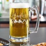 Bad & Boozy Saint Patrick's Day Beer Glass