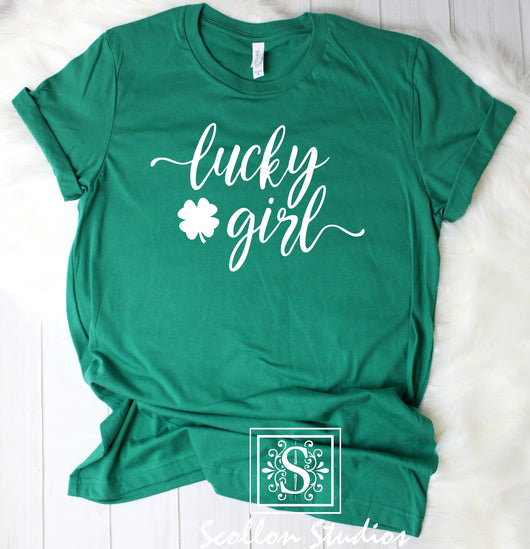 Love Shirt  Lucky Girl Shirt