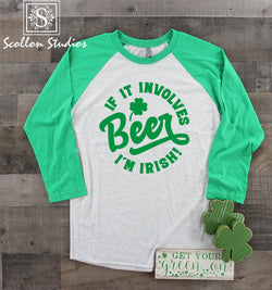 St. Patricks Day Raglan