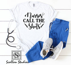 Nurses call the shots | Unisex  Short Sleeve T- Shirt