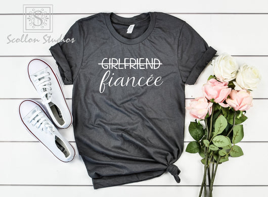 Girlfriend  Fiancée, Future Mrs shirt