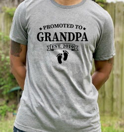 Promoted to Grandpa Shirt