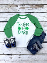 Too Cute To Pinch, Youth Unisex, St Patrick's Day Shirt